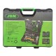Coffret à outils 72 pièces avec douilles hexagonales 1/4" et 1/2" finition zinguée