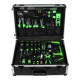 Coffret à outils en aluminium 159 pièces avec douilles 1/4" et 1/2" finition zinguée