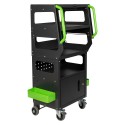 Servante de diagnostic multifonction avec 4 plateaux et compartiment verrouillable - JBM