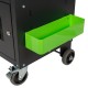 Servante de diagnostic multifonction avec 4 plateaux et compartiment verrouillable