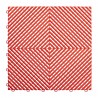 Dalle de sol en polypropylène (PP) rouge perforée pour garage, atelier et espaces professionnels