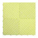 Dalle de sol en PP jaune perforée – Revêtement de sol modulable pour garage et atelier - JBM