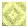 Dalle de sol en PP jaune perforée – Revêtement de sol modulable pour garage et atelier