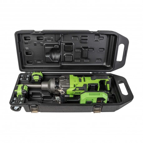 Clé à chocs sans fil Brushless 1" 4000 Nm professionnelle avec 2 batteries et coffret