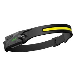 Lampe frontale LED ajustable 350 lm rechargeable avec capteur de mouvement