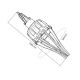 Expandeur pneumatique pour soufflets de cardans 120 mm - 8 bars