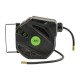 Enrouleur automatique de tuyau d'air comprimé 12 + 1 m 3/8" avec réenroulement automatique - Vert
