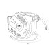 Enrouleur automatique de tuyau d'air comprimé 12 + 1 m 3/8" avec réenroulement automatique - Vert