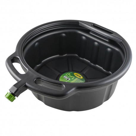 Récupérateur d'huile 18 L en polyéthylène haute densité avec bec verseur