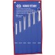 Trousse de clés polygonales droites métriques - 6 pièces