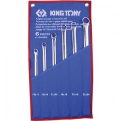 Trousse de clés polygonales droites métriques - 6 pièces