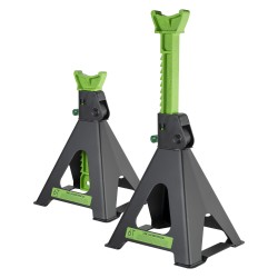 Jeu de 2 chandelles à crémaillère 6 tonnes pour véhicules légers et utilitaires