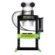 Presse hydraulique de table 10 tonnes avec piston à déplacement latéral
