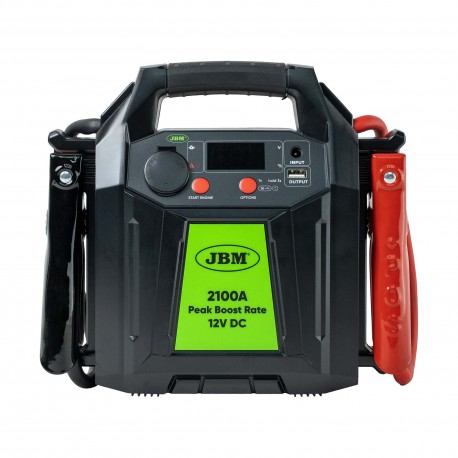 Démarreur de véhicule multifonction 12 V 16 000 mAh avec écran numérique et batterie lithium
