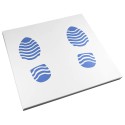 Boîte de 250 tapis de sol en papier jetables pour protection de véhicule - JBM