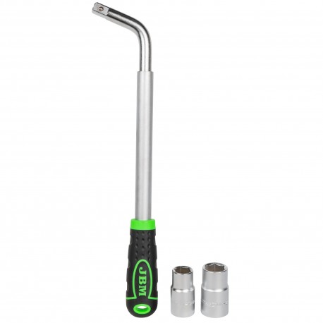 Clé télescopique pour roue avec douilles réversibles 17/19 et 21/23 mm