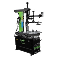 Démonte-pneu automatique 220 V avec colonne basculante et bras auxiliaire 360°