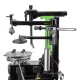 Démonte-pneu automatique 220 V avec colonne basculante et bras auxiliaire 360°