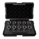 Coffret de 10 douilles pour écrous antivol de roue Tesla - JBM