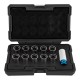 Coffret de 11 clés professionnelles pour écrou antivol de roue Toyota