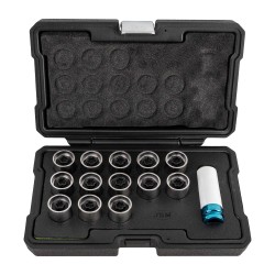 Coffret de 14 clés professionnelles pour écrou antivol de roue BMW et Mini