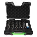 Coffret de 21 clés professionnelles pour boulons antivol de roue Opel et Vauxhall (121 à 140) - JBM