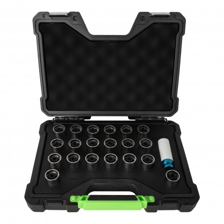 Coffret de 21 clés professionnelles pour vis de verrouillage de roue Volkswagen