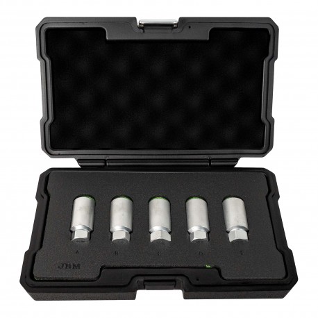 Coffret de 5 douilles professionnelles pour écrou antivol de roue Tesla Model 3, Model S et Model X