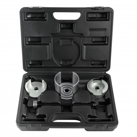 Kit professionnel d'extraction et d'installation de silent-blocs de berceau arrière pour Renault