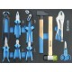 Servante d'atelier 7 tiroirs avec 273 outils professionnels – Modules mousse
