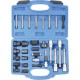 Coffret d'outils pour démontage de poulies d'alternateur débrayables – 30 pièces