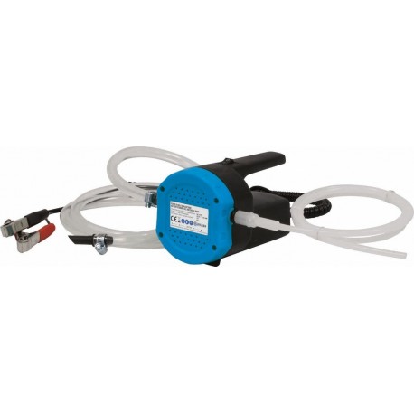 Pompe à huile électrique 12 V sur batterie – 2,5 L/min avec kit tuyaux et pinces