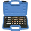 Coffret de réparation de filetage de carter d'huile – 64 pièces