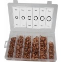 Coffret de joints de vidange en cuivre – 525 pièces