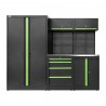 Ensemble de meubles modulaires 13 pièces avec armoire à deux portes