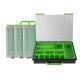Mallette de rangement avec 4 boîtes en plastique amovibles