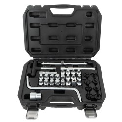 Coffret de douilles de vidange – 34 pièces