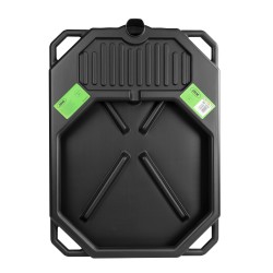 Bac de récupération d'huile extra plat 55 L pour vidange de véhicules à faible garde au sol