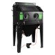 Cabine de sablage professionnelle 346 L avec pistolet de sablage et éclairage – 1210 W