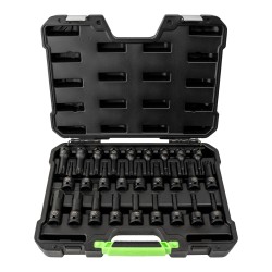 Coffret de 27 embouts à percussion assortis Allen, Torx et XZN (12 pans)