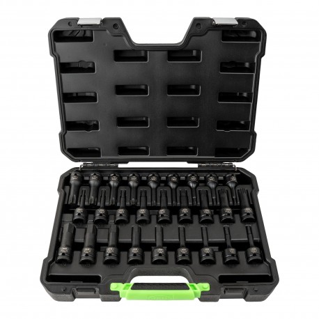 Coffret de 27 embouts à percussion assortis Allen, Torx et XZN (12 pans)