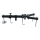 Support universel réglable pour moteur et transmission 400 kg avec broches filetées et crochets de maintien