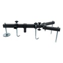 Support universel réglable pour moteur et transmission 400 kg avec broches filetées et crochets de maintien