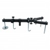 Support universel réglable pour moteur et transmission 400 kg avec broches filetées et crochets de maintien