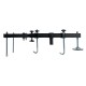 Support universel réglable pour moteur et transmission 400 kg avec broches filetées et crochets de maintien