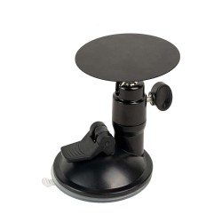 Support à ventouse articulé pour balise géolocalisable V16 avec plateforme métallique compatible réf. 54735