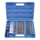 Coffret de 38 brosses inox, nylon et laiton avec rallonge et poignée pour nettoyage de précision