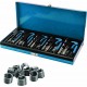 Coffret de réparation de filetage M5 à M12 131 pièces avec inserts filetés en acier inoxydable