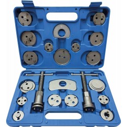 Coffret repousse-piston de frein universel 22 pièces avec adaptateurs pour étriers avant et arrière
