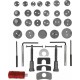 Coffret repousse-piston de frein universel 35 pièces avec adaptateurs pour étriers avant et arrière